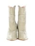 Lulus 100% Leather Ivory Boots Size 6 - photo 2