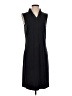 Talbots Solid Black Casual Dress Size S - photo 1