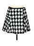 Stoosh Houndstooth Gray Casual Skirt Size M - photo 1
