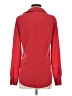 Equipment 100% Silk Red Long Sleeve Silk Top Size XS - photo 2