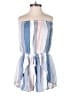Ocean Drive Clothing Co. 100% Rayon Stripes Blue Romper Size S - photo 1