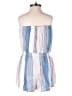 Ocean Drive Clothing Co. 100% Rayon Stripes Blue Romper Size S - photo 2