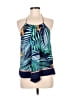 Express 100% Polyester Blue Tank Top Size M - photo 1