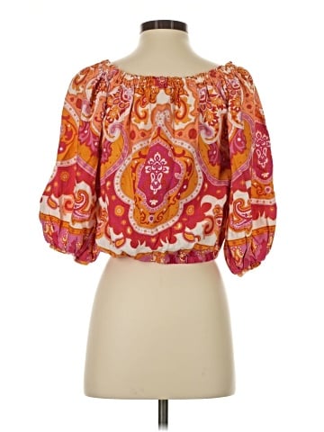 Haute Hippie 3/4 Sleeve Blouse (view 2)