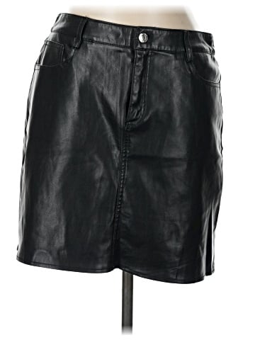 Marc New York Faux Leather Skirt (view 1)