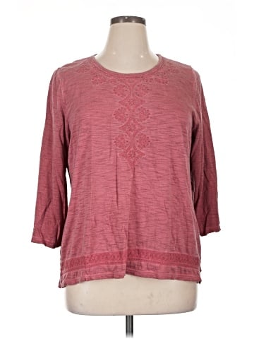 Coldwater Creek 3/4 Sleeve Top (view 1)