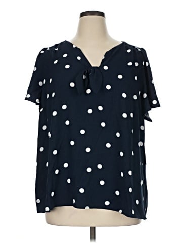 LC Lauren Conrad Short Sleeve Blouse (view 1)