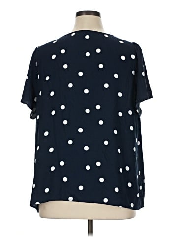LC Lauren Conrad Short Sleeve Blouse (view 2)