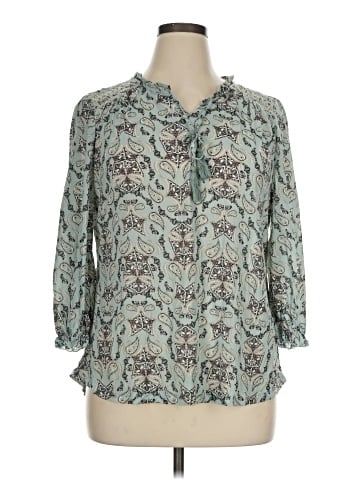 Style&Co 3/4 Sleeve Blouse (view 1)