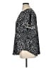 Torrid 100% Polyester Animal Print Gray Short Sleeve Blouse Size 1X Plus (1) - photo 5