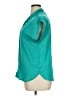 Nine West 100% Polyester Teal Short Sleeve Blouse Size XL - photo 5