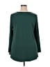 Alfani Green Long Sleeve Blouse Size 2X - photo 2