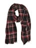 Unbranded Plaid Burgundy Black Scarf One size - photo 1