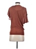 Bordeaux 100% Modal Brown Short Sleeve Top Size XS - photo 2