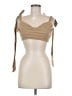 Le Lis Tan Sleeveless Blouse Size M - photo 1