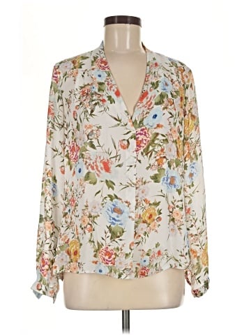 Rose + Olive 3/4 Sleeve Blouse (view 1)