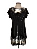 BCBGMAXAZRIA 100% Silk Graphic Black Cocktail Dress Size XS - photo 1