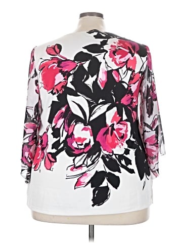 Roz & Ali 3/4 Sleeve Blouse (view 2)