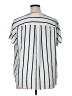 Torrid 100% Polyester Stripes White Short Sleeve Blouse Size 1X Plus (1) - photo 2