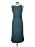 OGL Solid Teal Casual Dress Size L - photo 2