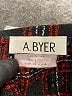 A. Byer 100% Acrylic Plaid Red Jacket Size L - photo 6