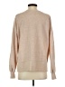 Carly Jean Solid Tan Pullover Sweater Size S - photo 2