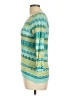 Sparrow Chevron-herringbone Teal Pullover Sweater Size L - photo 5