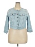 Torrid Blue Denim Jacket Size 2X Plus (2) - photo 1