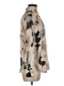 Zara Floral Tan Long Sleeve Blouse Size M - photo 4
