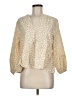 Gap 100% Cotton Ivory 3/4 Sleeve Blouse Size M (tall) - photo 1