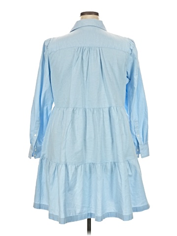 Crown & Ivy 3/4 Sleeve Button-Down Shirt (view 2)