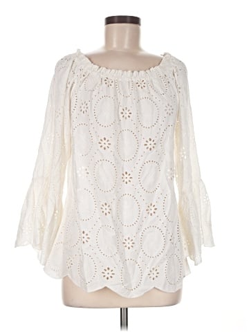 Karen Kane 3/4 Sleeve Blouse (view 1)