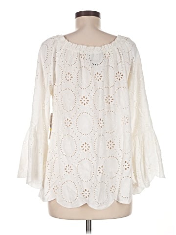 Karen Kane 3/4 Sleeve Blouse (view 2)