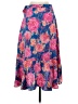 Ava & Aiden 100% Polyester Floral Blue Casual Skirt Size XS - photo 2