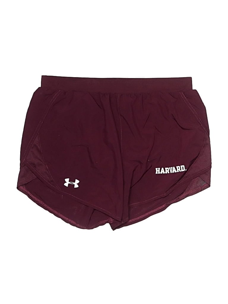 Pre-owned Under Armour Athletic Shorts In Burgundy