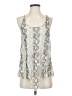 SOFIA Silver Sleeveless Blouse Size M - photo 1