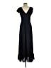 FRNCH 100% Polyester Blue Black Casual Dress Size M - photo 2
