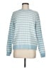 Caslon 100% Polyester Stripes Blue Pullover Sweater Size M - photo 1