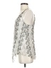 SOFIA Silver Sleeveless Blouse Size M - photo 5