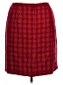 Karen Scott Argyle Red Formal Skirt Size 16 (petite) - photo 2