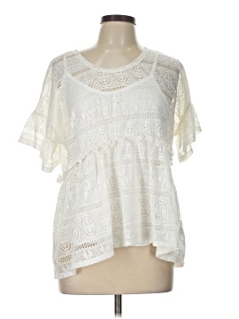 Lc Lauren Conrad Short Sleeve Blouse