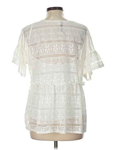 LC Lauren Conrad Short Sleeve Blouse (view 2)