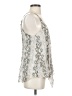 SOFIA Silver Sleeveless Blouse Size M - photo 4