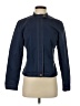 J. McLaughlin Solid Blue Jacket Size XS - photo 1