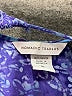 Nomadic Traders 100% Rayon Paisley Blue Cocktail Dress Size L - photo 7