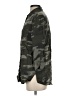Express 100% Lyocell Camo Green 3/4 Sleeve Button-Down Shirt Size S - photo 5
