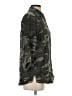 Express 100% Lyocell Camo Green 3/4 Sleeve Button-Down Shirt Size S - photo 4