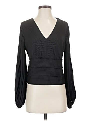 White House Black Market Long Sleeve Blouse (view 1)