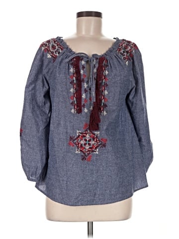 THML 3/4 Sleeve Blouse (view 1)