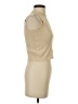 Line & Dot Tan Sleeveless Top Size XS - photo 4